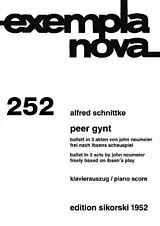 Alfred Schnittke Notenblätter PEER GYNT BALLETT VON JOHN