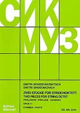 Dimitri Schostakowitsch Notenblätter Präludium und Scherzo op.11