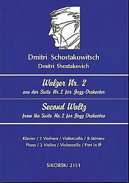 Dimitri Schostakowitsch Notenblätter Walzer Nr.2 aus der Suite Nr.2 für Jazzorchester