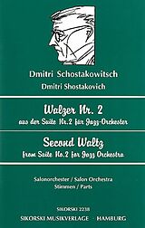 Dimitri Schostakowitsch Notenblätter Walzer Nr.2 für Salonorchester