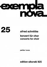 Alfred Schnittke Notenblätter Konzert für Chor