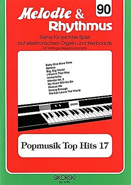  Notenblätter Popmusik Top hits Band 17