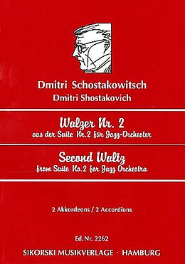 Dimitri Schostakowitsch Notenblätter Walzer Nr.2 aus der Suite für