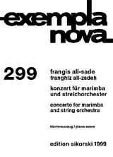 Frangis (Ali-Zadeh, Franghiz) Ali-Sade Notenblätter Konzert für Marimba und Streichorchester