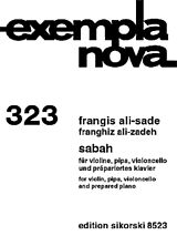 Frangis (Ali-Zadeh, Franghiz) Ali-Sade Notenblätter Sabah für Violine, Pipa, Violoncello und