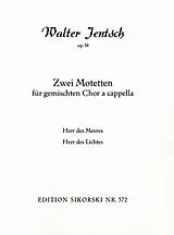 Walter Jentsch Notenblätter 2 Motetten für gem Chor a cappella