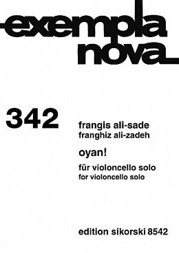 Frangis (Ali-Zadeh, Franghiz) Ali-Sade Notenblätter Oyan für Violoncello