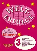  Notenblätter WELT-ERFOLGEFUER GITARRE, HEFT 3