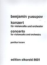 Benjamin Yusupov Notenblätter Concerto for violoncello and orchestra