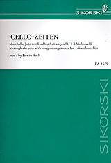  Notenblätter Cello-Zeiten für 1-4 Violoncelli
