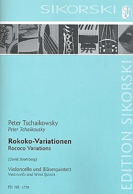 Peter Iljitsch Tschaikowsky Notenblätter Rokoko-Variationen op.33 für Violoncello