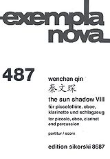 Wenchen Qin Notenblätter The Sun Shadow Nr. 8 für Piccoloflöte
