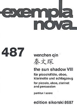 Wenchen Qin Notenblätter The Sun Shadow Nr. 8 für Piccoloflöte