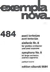 Awet Terterjan Notenblätter Sinfonie Nr.8 für 2 Soprane und Orchester
