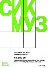Slawa Ulanowski Notenblätter Sie und Er für Violine, Violoncello