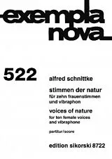 Alfred Schnittke Notenblätter Stimmen der Natur