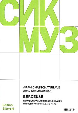 Aram Chatschaturian Notenblätter Berceuse
