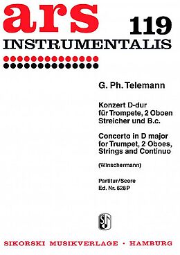 Georg Philipp Telemann Notenblätter Konzert D-Dur TWV 53-D2