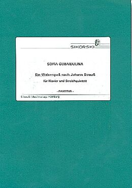 Sofia Gubaidulina Notenblätter Ein Walzerspass nach Johann Strauss