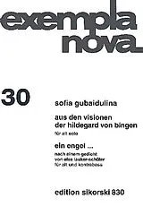 Sofia Gubaidulina Notenblätter Aus den Visionen der Hildegard von Bingen und Ein Engel