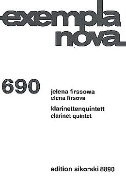 Jelena Firssowa Notenblätter Quintett op.160