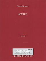 Edison Denissow Notenblätter Sextet for flute, oboe, clarinet