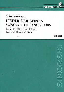 Anissim Aslamas Notenblätter Lieder der Ahnen für Oboe und