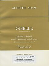 Adolphe Charles Adam Notenblätter Giselle réduction de piano