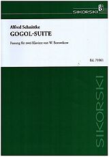 Alfred Schnittke Notenblätter Gogol Suite für 2 Klaviere