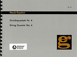 Marek Kopelent Notenblätter Streichquartett Nr.4