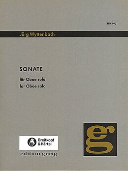 Jürg Wyttenbach Notenblätter Sonate