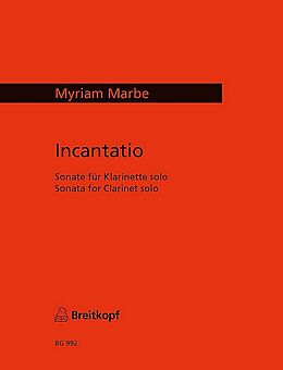 Myriam Lucia Marbe Notenblätter Incantatio