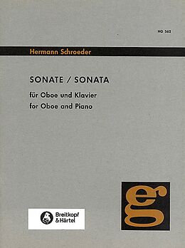 Hermann Schroeder Notenblätter Sonate