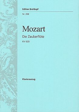 Wolfgang Amadeus Mozart Notenblätter Die Zauberflöte KV620