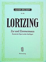 Albert Lortzing Notenblätter Zar und Zimmermann