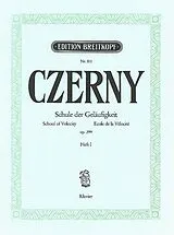 Carl Czerny Notenblätter Schule der Geläufigkeit op.299 Band 1