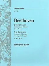 Ludwig van Beethoven Notenblätter Romanzen op.40 und op.50