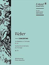 Carl Maria von Weber Notenblätter Concertino op.26