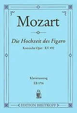 Wolfgang Amadeus Mozart Notenblätter Die Hochzeit des Figaro KV492