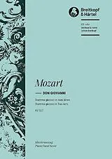 Wolfgang Amadeus Mozart Notenblätter Don Giovanni KV527