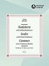  Notenblätter Tonleitern mit Schlusskadenz