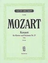 Wolfgang Amadeus Mozart Notenblätter Konzert B-Dur Nr.27 KV595