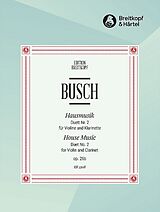 Adolf Busch Notenblätter Duett Nr.2 op.26,2