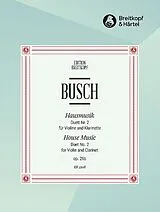 Adolf Busch Notenblätter Duett Nr.2 op.26,2