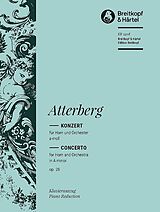 Kurt Magnus Atterberg Notenblätter Konzert a-Moll op.28