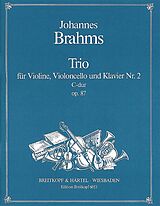 Johannes Brahms Notenblätter Klaviertrio C-Dur op.87,2