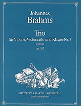 Johannes Brahms Notenblätter Klaviertrio c-Moll Nr.3 op.101