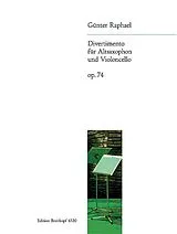 Günter Albert Rudolf Raphael Notenblätter Divertimento op.74