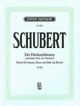 Franz Schubert Notenblätter Der Hochzeitsbraten D930 - Terzett