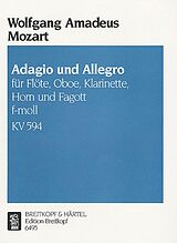 Wolfgang Amadeus Mozart Notenblätter Adagio und Allegro f-Moll KV594